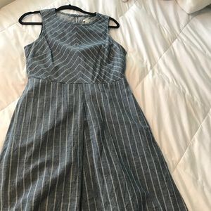 J.Crew denim strip dress